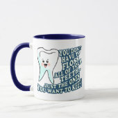 Mug Hygiéniste dentaire drôle de dentiste (Gauche)