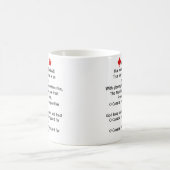 Mug Hymne canadien et feuille d'érable (Centre)