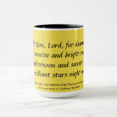 Mug Hymne de thanksgiving (Centre)