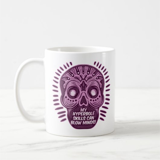 Mug Hyperbole Funny ANGLAIS LANGUE (Gauche)
