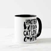 Mug Hypnothérapeute aime les chats (Devant droit)