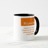 Mug Hypocrisie (Devant droit)