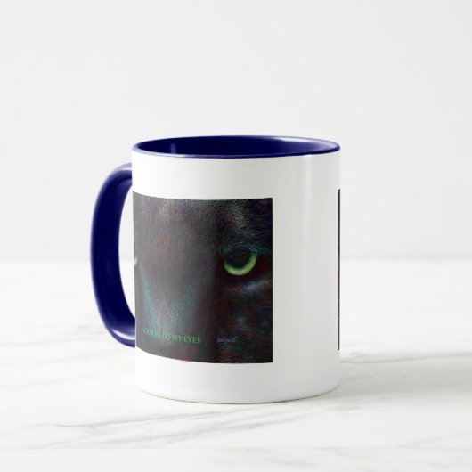 Mug Hyptnotist la panthère noire (Devant gauche)