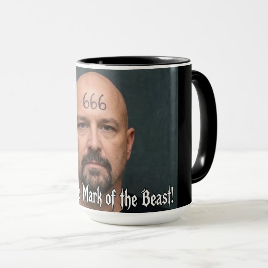 Mug I Accept the Mark of the Beast (Devant droit)