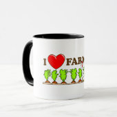 Mug I agriculture de coeur (Devant gauche)