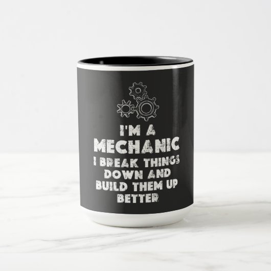 Mug I Am A Mechanic Drôle citations (Centre)