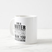 Mug I Am a Writer Funny Author Gift (Devant gauche)