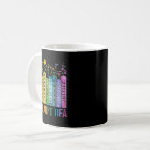 Mug I Am Aunt Tifa Floral Flowers Aunt Tifa Funny Aunt (Devant gauche)