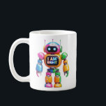 Mug I Am Eight Robot for Kids 8th Birthday Robot Boy<br><div class="desc">Célébrez le 8ème anniversaire de votre petit avec notre drôle de design robotique "I Am Eight Robot". Parfait pour les enfants, les enfants et les garçons qui aiment les robots et la construction de robots. cet art est idéal pour des fêtes d'anniversaire sur le thème de la robotique, de la...</div>