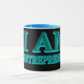 Mug "I AM ENTREPRENEUR" Conception d'expression. Comma (Centre)