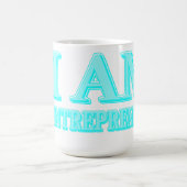 Mug "I AM ENTREPRENEUR" Conception d'expression. Comma (Centre)