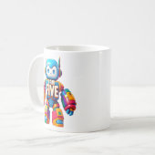 Mug I Am Five Robot for Kids 5Anniversaire Technologie (Devant gauche)