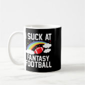 Mug I Am Momma Men's Fantasy Football Loser - Black  (Gauche)