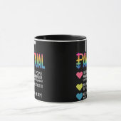 Mug I Am Pansexual - LGBTQIA Pride Coeurs Arc En Ciel  (Centre)