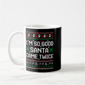 Mug I Am So Good Santa Came Twice Couple Matching Chri (Gauche)