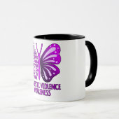 Mug I Am Storm Support Domestic Violence Awareness (Devant droit)