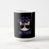 Mug I Am the Enemy Within Bold Statement for 2024 (Centre)