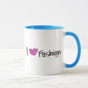 Mug I Aqua de mode de coeur