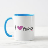 Mug I Aqua de mode de coeur (Gauche)