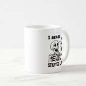 Mug I Asked Myself If I'm Okay And We Both Started Lau (Devant droit)