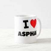 Mug I asphalte de coeur (Devant droit)