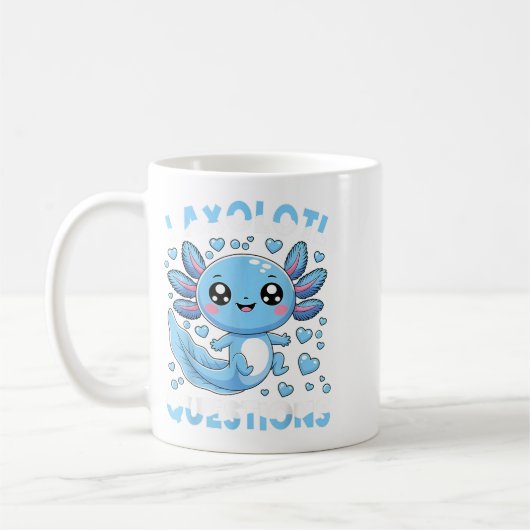 Mug I Axolotl Questions Chemise Enfants Axolotl Noël (Gauche)