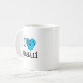Mug I bascules électroniques de Maui de coeur (Devant gauche)