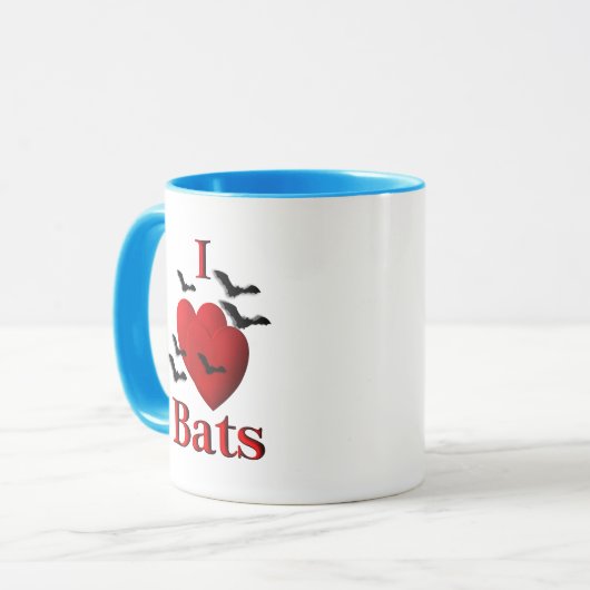 Mug I battes de coeur (Devant gauche)