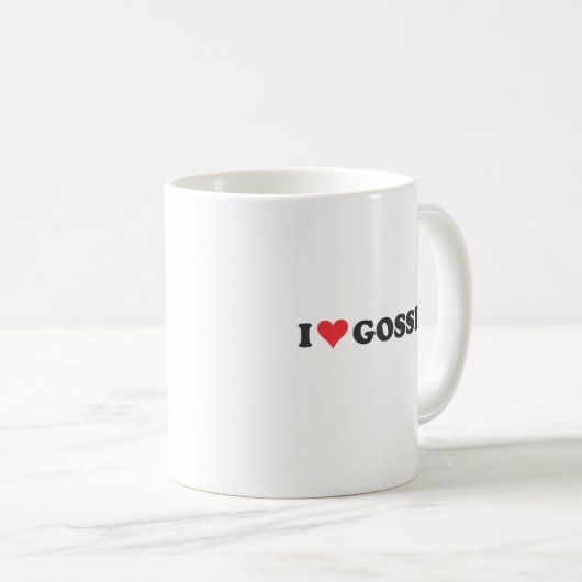 Mug I bavardage de coeur (long) (Devant droit)