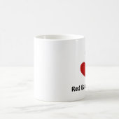 Mug I bébé rouge Mozart de coeur (Centre)