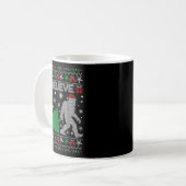 Mug I Believe Big Foot Sasquatch Christmas  (Devant gauche)