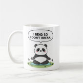 Mug “I Bend So I Don’t Break” panda design (Gauche)