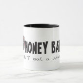 Mug I blaireau de miel de coeur (Centre)