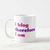 Mug I blog par conséquent je suis (Gauche)