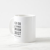Mug I Can Do All Things Philippians 4:13 (Devant gauche)