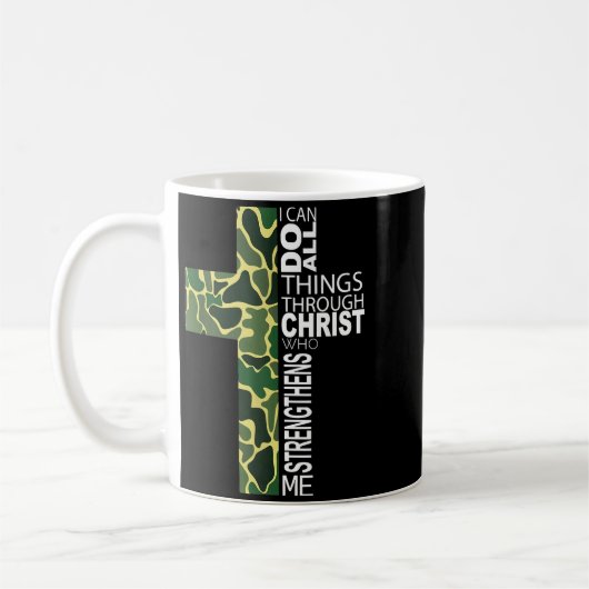 Mug I Can Do All Things Through Christ Who Strengthens (Gauche)
