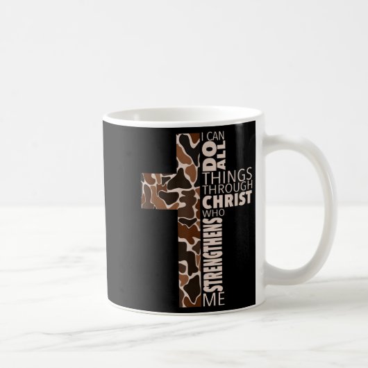 Mug I Can Do All Things Through Christ Who Strengthens (Droite)