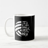 Mug I Can Do Things Through Christ Volleyball Christia (Gauche)