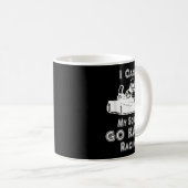 Mug I Can't My Son Is Go Kart Racing (Devant droit)