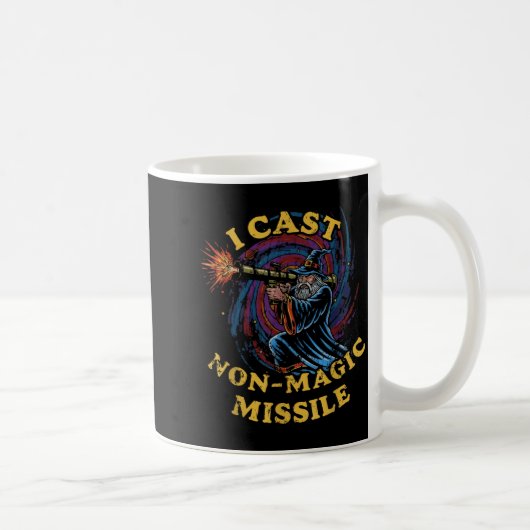 Mug I Cast Non-magic Missile Funny Wizard Parody Meme (Droite)