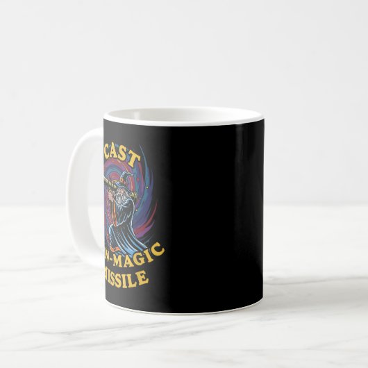 Mug I Cast Non-magic Missile Funny Wizard Parody Meme  (Devant gauche)