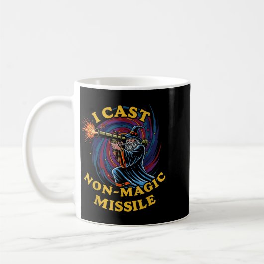 Mug I Cast Non-magic Missile Funny Wizard Parody Meme  (Gauche)