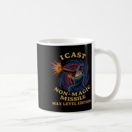 Mug I Cast Non-magic Missile Funny Wizard Parody Meme (Droite)