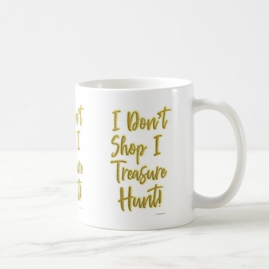 Mug I Chasse au trésor Shopper Slogan (Droite)