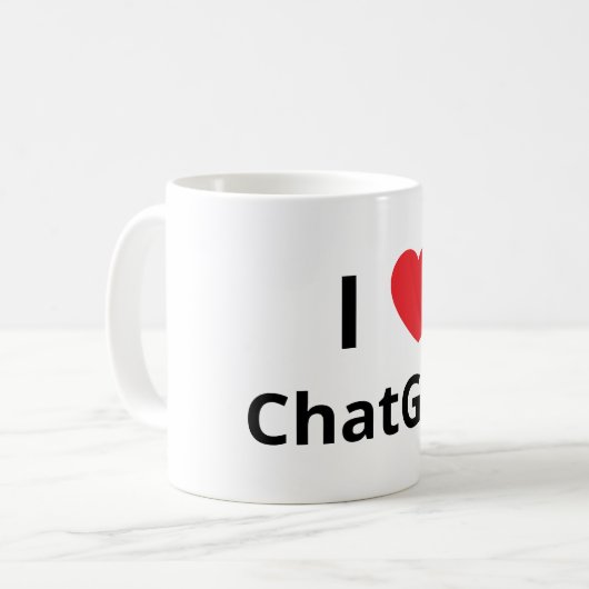 Mug I ❤️ ChatGPT (Devant gauche)