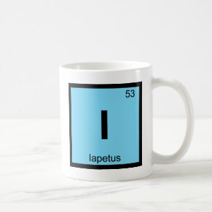Mug I - Chimie de Titan Iapetus Symbole du tableau pér