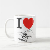 Mug I coeur (amour) anal (Gauche)