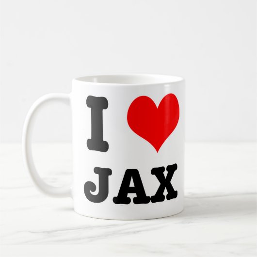 MUG I COEUR (AMOUR) JAX (Gauche)