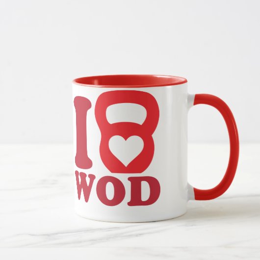 Mug I coeur (amour) WOD - (Droite)