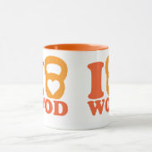 Mug I coeur (amour) WOD - (Centre)